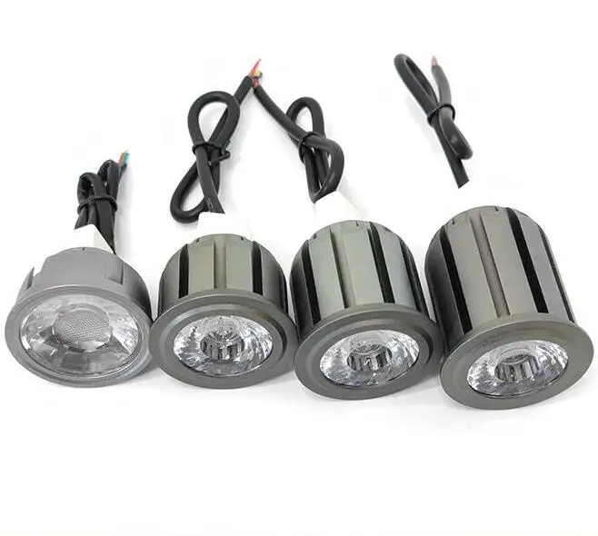 3 واط/6 واط/9 واط/12 واط RGB LED الأضواء ؛ DC12-24V المدخلات ؛ مع 4 سلك PWM سائق داخل؛ الحجم: D50 * 49 مللي متر #1