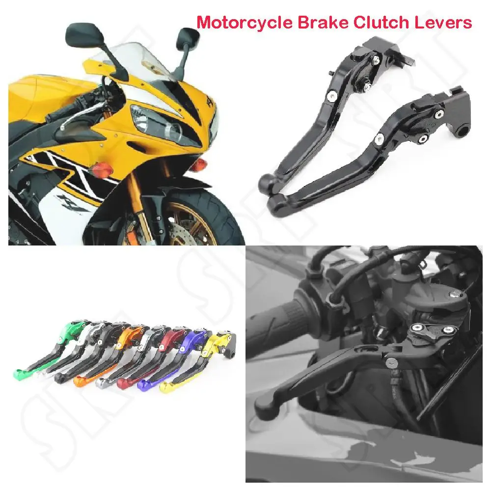 

Fits for Yamaha YZF R1 YZF-R1 1000CC 2004 2005 2006 2007 2008 Motorcycle Folding Adjustable Extendable Brake Clutch Levers Kits