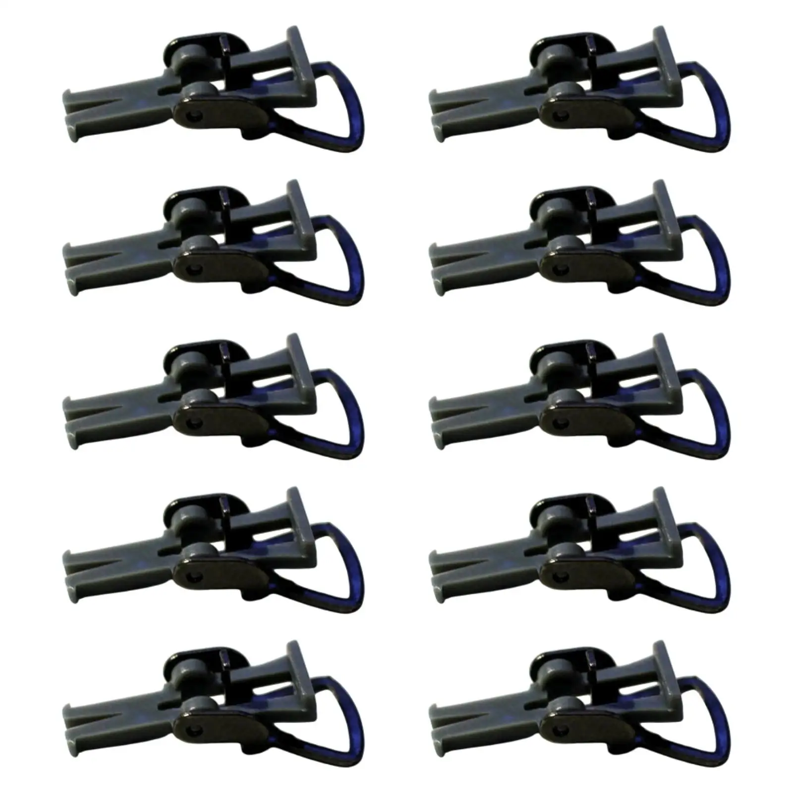 10 Pieces HO Scale Train Coupler Hobby Train Accessory, Universal 0.71inch Hobby Train Coupler for 1/87 Scale Carriages DIY