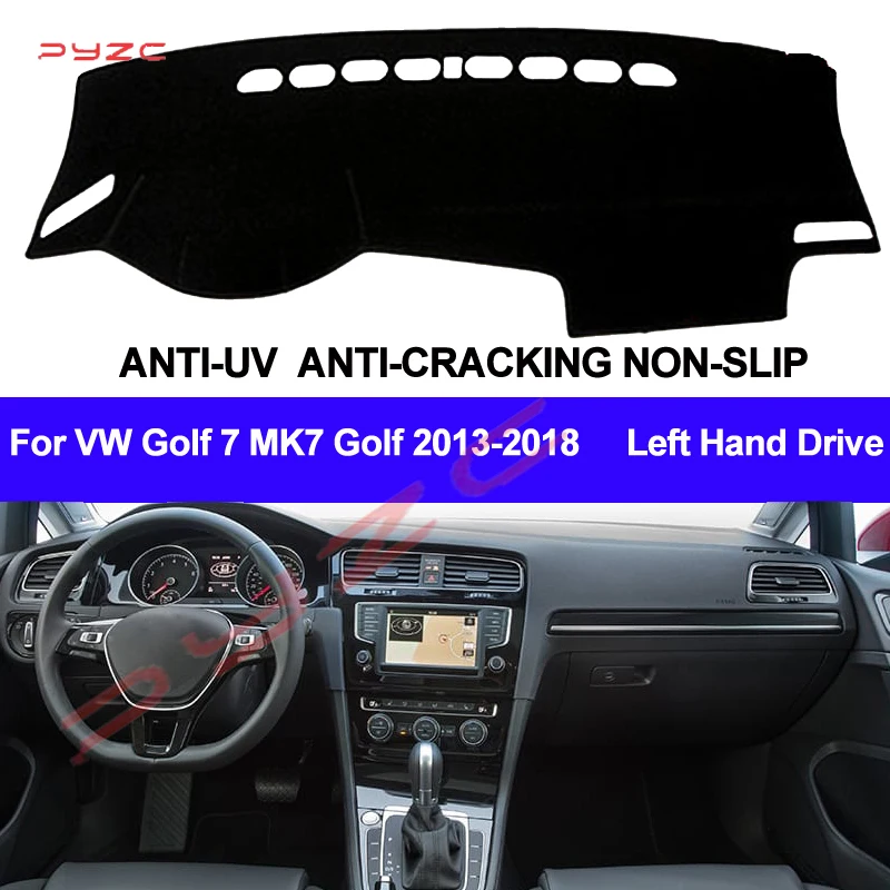 

Car Dashboard Cover For Volkswagen VW Golf 7 MK7 Golf 2013 2014 2015 2016 2017 2018 Golf7 Dash Mat Dash Pad Carpet ANti-UV