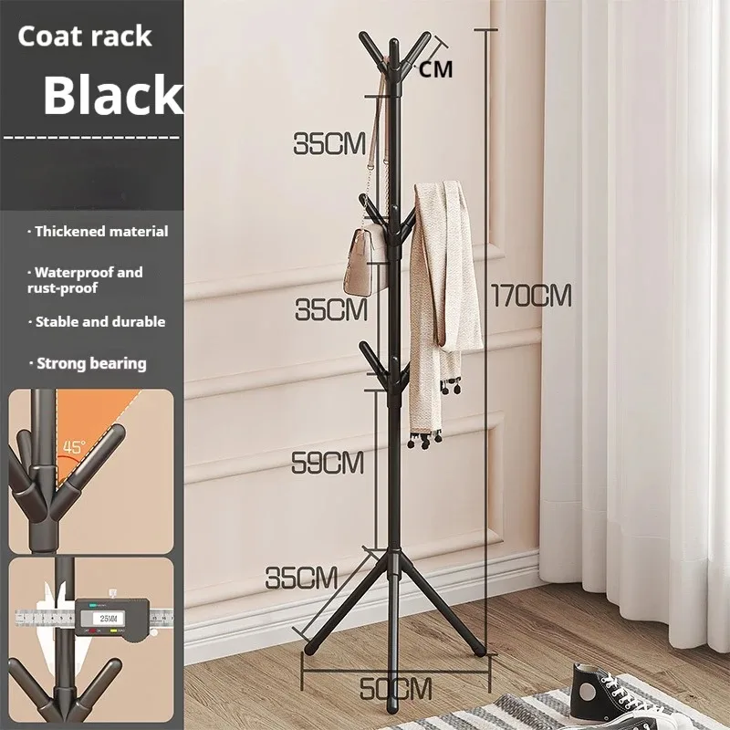 Clothes Rack Tree Branch Shape Home Living Room Floor Standing Scarf Clothes Rack Easy To Move and Drying Clothes Coat Racks