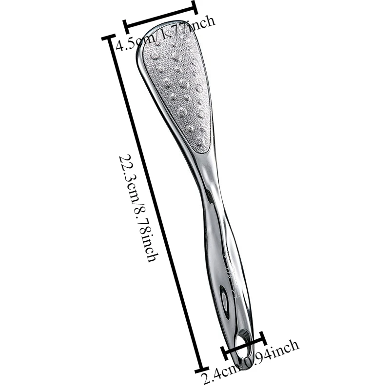 1PC 스테인레스 스틸 발 연삭 및 각질 제거 도구 발 관리 각질 제거제 가정 용품 발 관리 도구