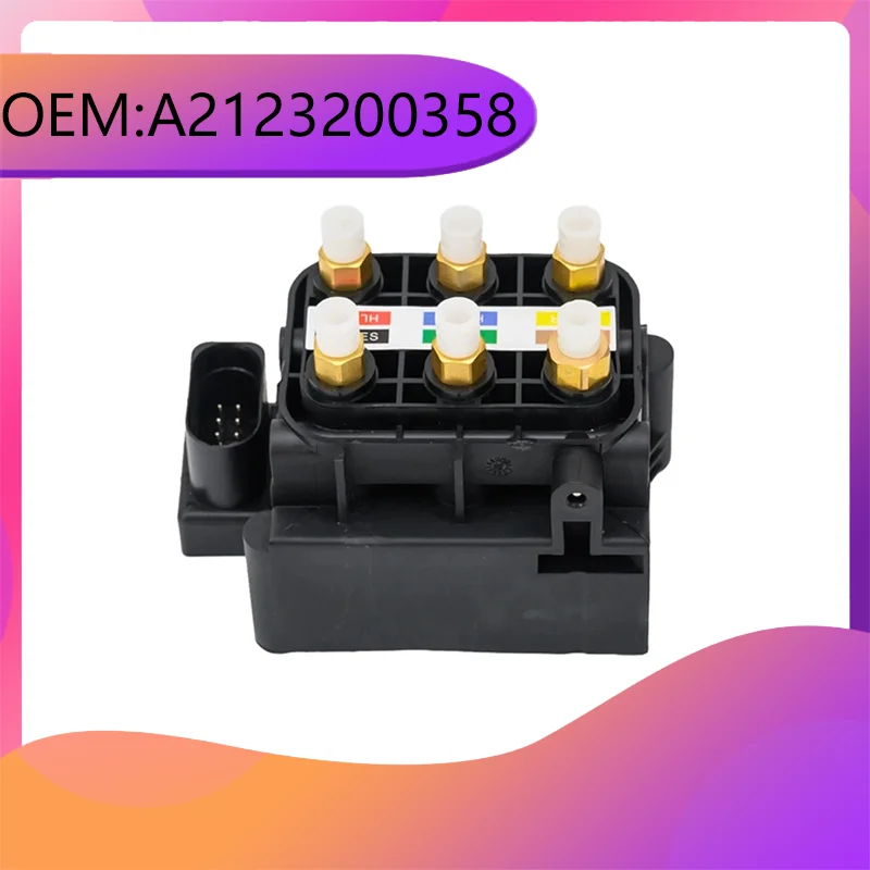 

Air Suspension Solenoid Valve Block for Mercedes W221 W164 GL X164 A2123200358 A2513200058 1643201204 1643200904 High Quality