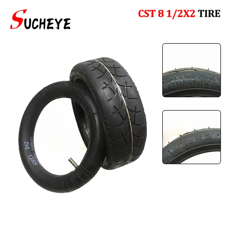 

CST 8.5 inch 8 1/2X2 Inner Tube and Outer Tire Pneumatic Tyre For Xiaomi Mijia M365 Scooter Durable Replacementr