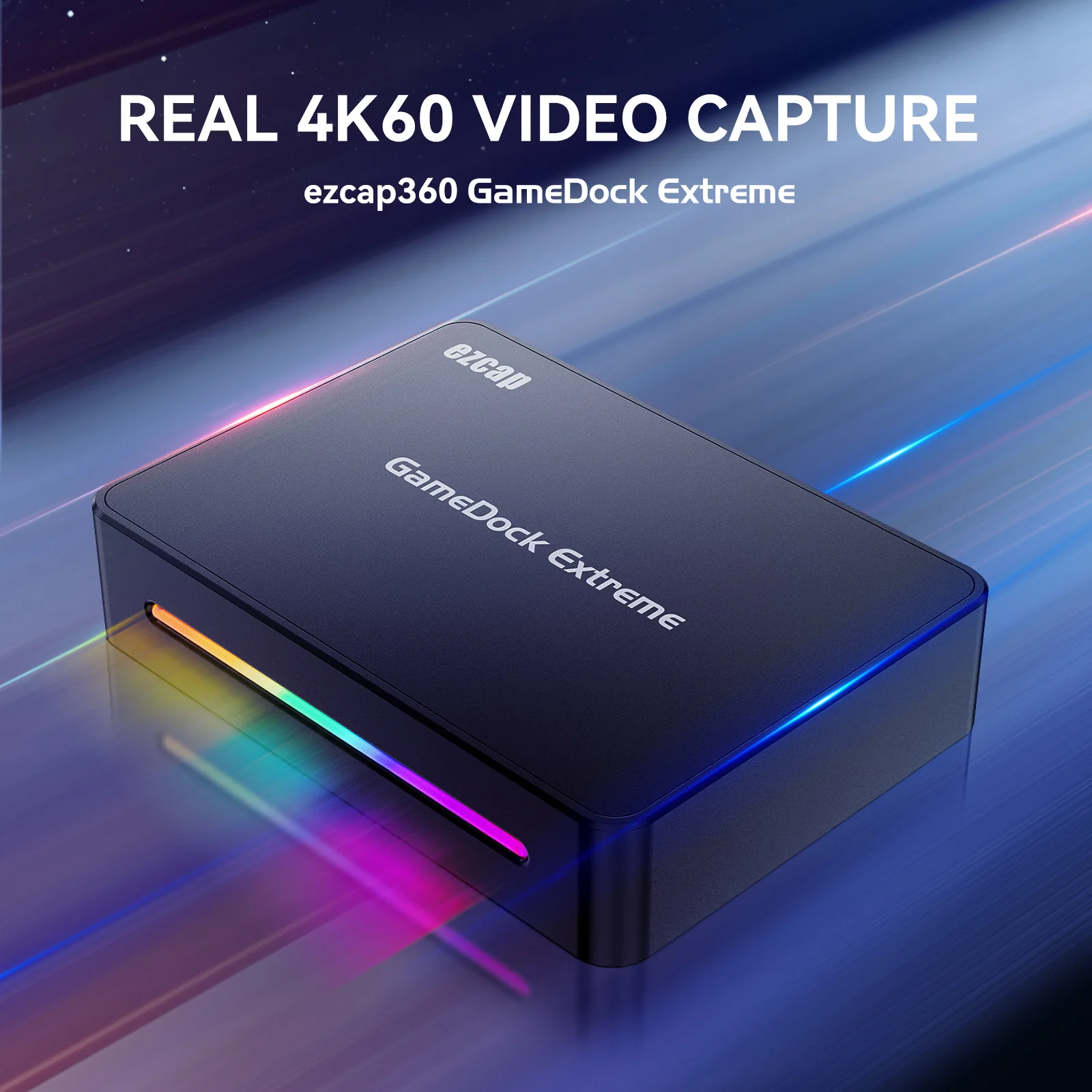 Ezcap360 4K60 HDR VRR HDMI Video Capture Card USB3.2 1080P240 1440P120 Game Capture for PS5 Xbox Switch OBS Video Grabber