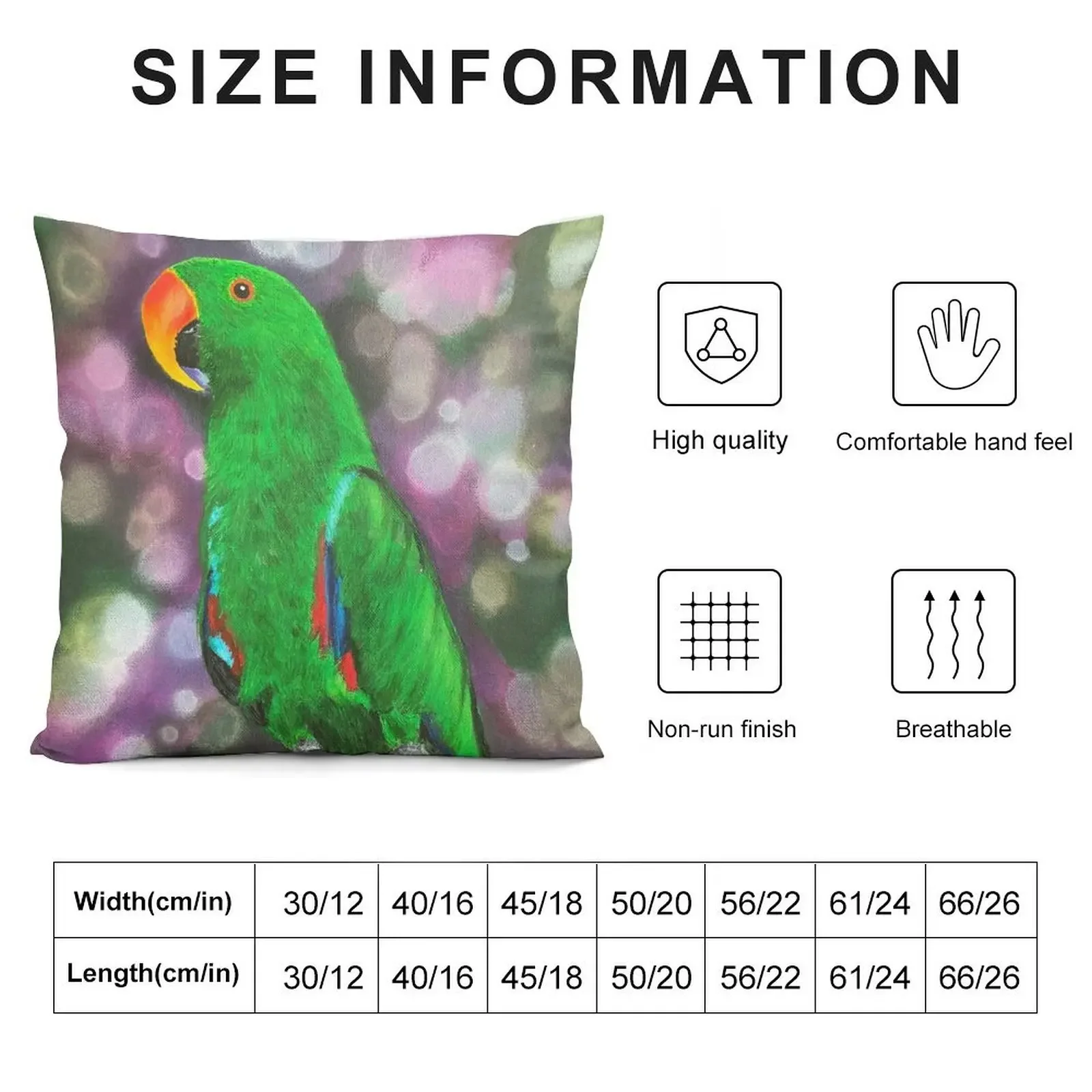 Eclectus Throw Pillow christmas ornaments 2025 Decorative Cushions For Living Room Bed pillowcases pillow