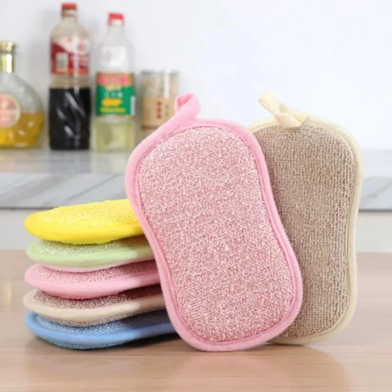 

5/10pcs Reusable Washable Sponges Magic Sponge Eraser Kitchen Sponge Cleaning Product Gadgets Tools Kitchen Tools Accessories