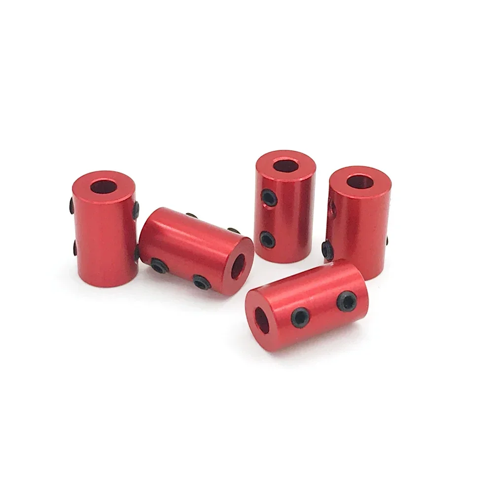 Aluminum Alloy Coupling D12L20 red Rigid Top Line Coupling 2/2.3/3/3.17/4/5/6mm CNC Claw Shaft Stepper Motor Connection Shaft