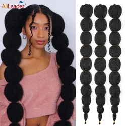 New Bubble Ponytail Synthetic Afro Curly False Tail For Women Clip In Hairpiece Drawstring Ponytail Lantern Braid Ponytail