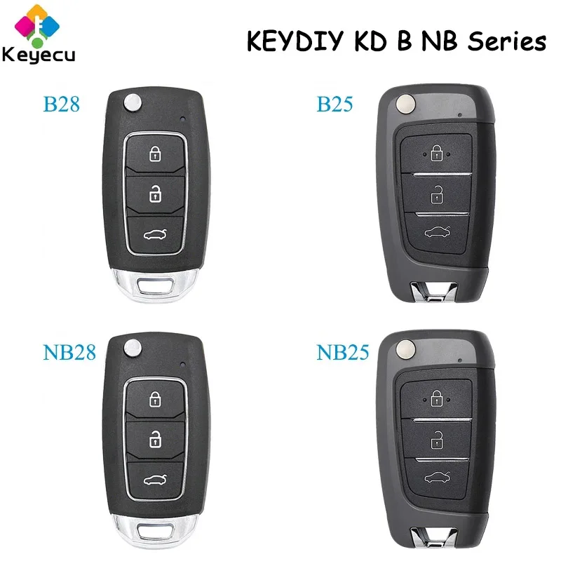 

KEYECU KEYDIY KD B NB Series B25 B28 NB25 NB28 for Hyundai for Kia Style Universal Remote Car Key for KD-X2 KD900 KD900+ URG200