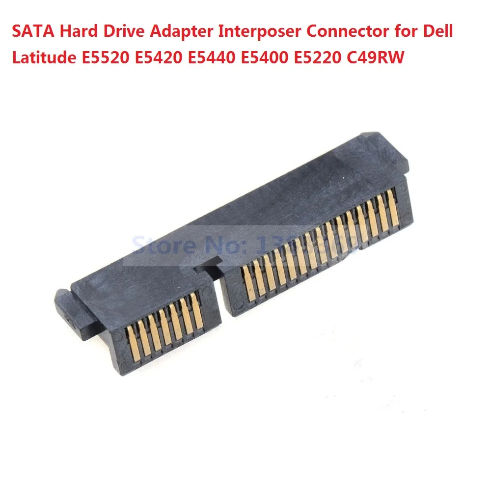 

NIGUDEYANG SATA 2.5 Hard Drive HDD SSD Interface Connector Connecter Adapter for Dell Latitude E5520 E5420 E5440 E5400 E5220