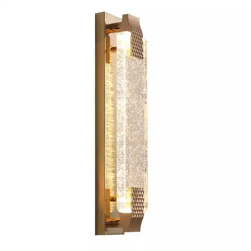 

crystal wall lamp, living room TV background wall lamp, simple decorative atmosphere villa, bedroom bedside bubble wall lamp