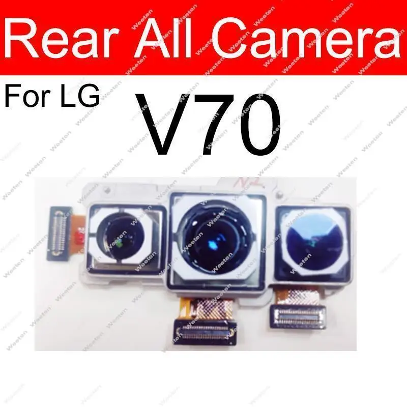 For LG V60 V70 V50 V50S ThinQ LG-V510 V510N Front Facing Primary Rear Back Main Camera Flex Cable Module Replacement