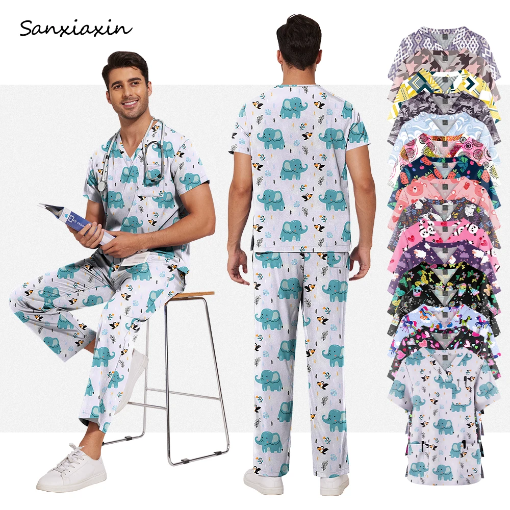 conjunto-de-uniformes-cirurgicos-masculinos-com-estampa-de-desenho-animado-para-enfermagem-hospitalar-medicos-tecnicos-de-estetica-animal-e-acessorios-medicos
