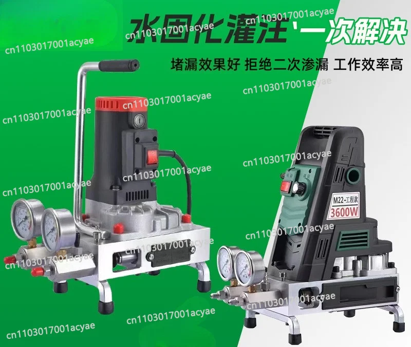 Waterproof leak repair double liquid ab material filling machine, water curing acrylic salt grouting machine, grouting machine