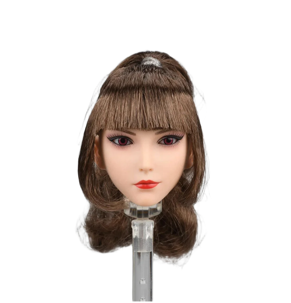 1/6 GD97007 Vrouwelijke Meisje Soldaat Meid Levendige Head Sculpt Carving met Oog kan worden verplaatst Helm Voor 12 "Action Figure verzamelen GDTOY