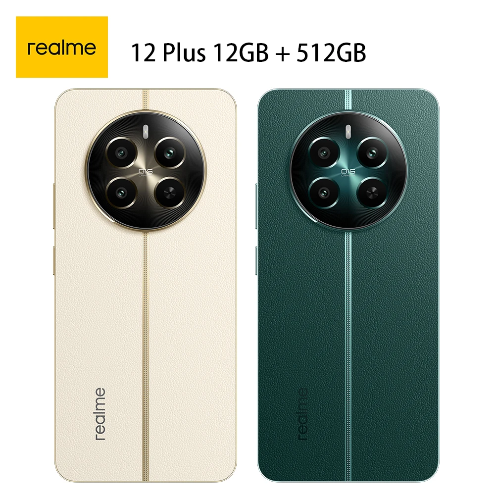 هاتف Realme 12+ Plus 5G الذكي NFC 12GB Ram 512GB Rom 120 هرتز
