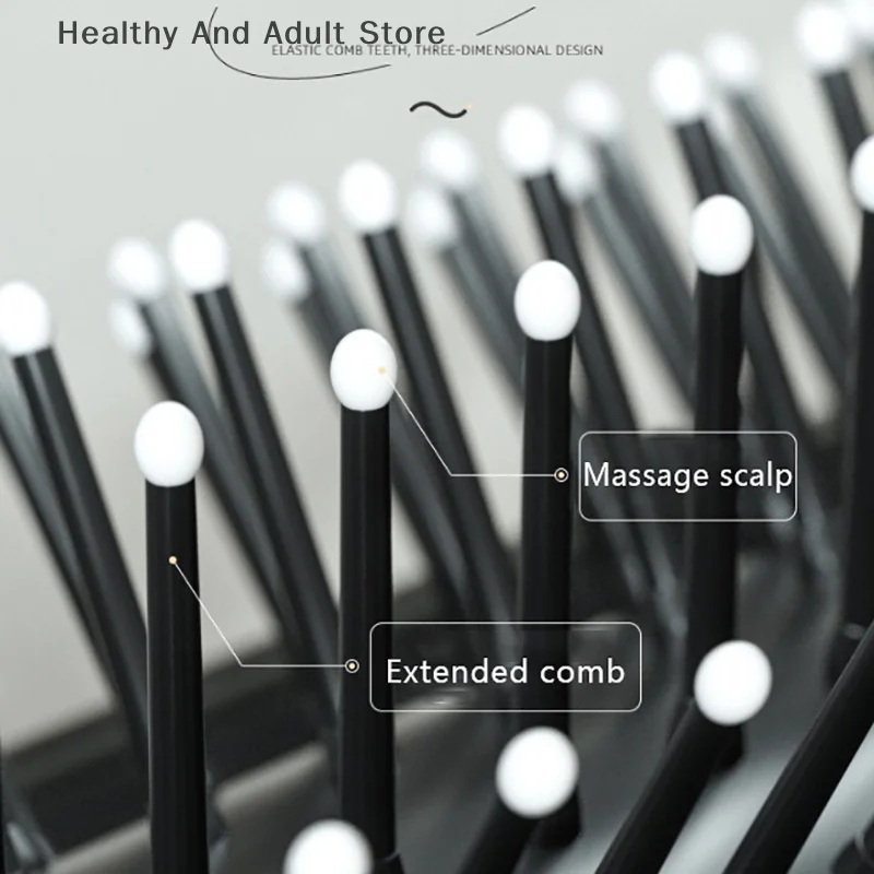 

Anti Static Hair Comb Portable Folding Mirrors Detangle Hair Brush Head Scalp Massage Makeup Mirror Hairdressing Styling Tool
