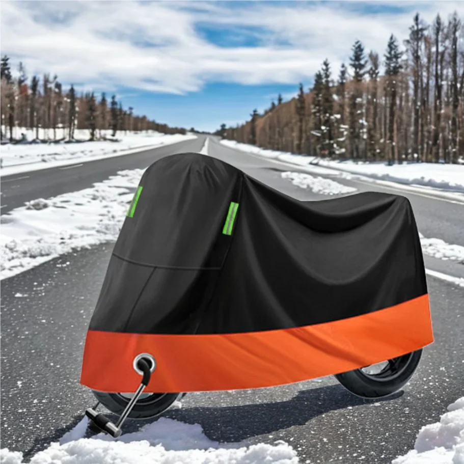 

Full-Coverage Motorcycle Cover Sunscreen Rain Dust Protector Motorcycle-Specific Outdoor Parking Shelter