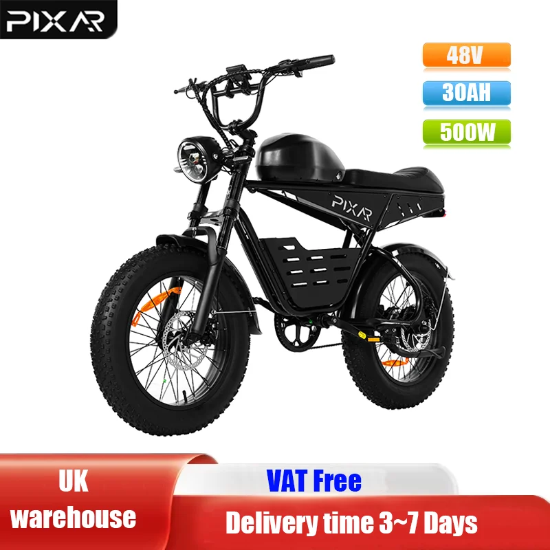 AliExpress NONE PIXAR Super V Model Electric Bike Off-road E-Mountain Bike 500W 120Km Range 48V15.6AH Electric Bike For Adult