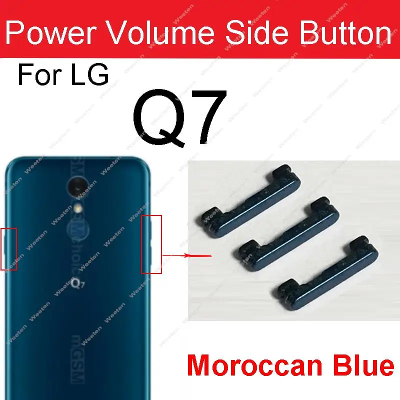 Power Volume Side Buttons For LG Q6 Q7 Q8 Q9 On Off Power Volume Small Side Keys Repair Parts