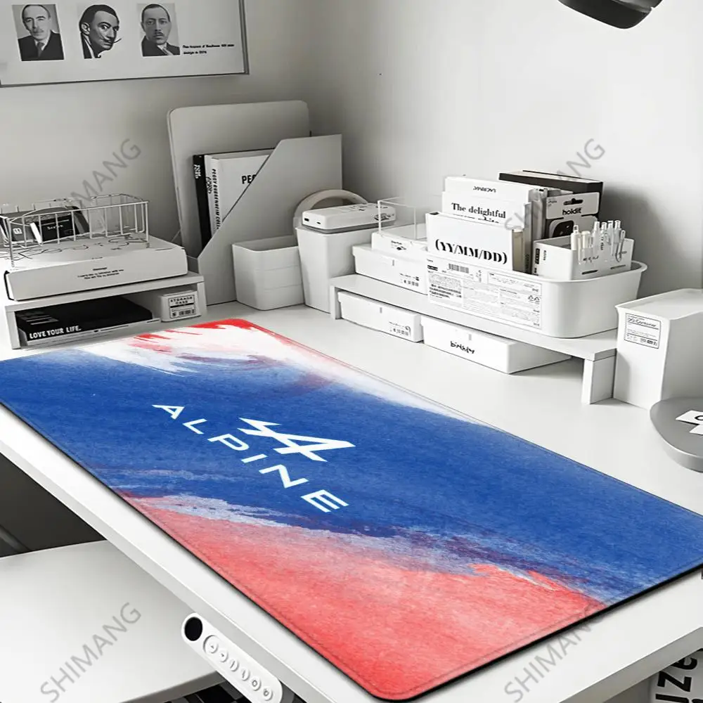 

Alpine Logo Tricolor Mouse Pad Gamer Mousepad Baby Bear Mouse Pad Large Mouse Mat Natural Rubber Desk Rug PC Desk Mats Design
