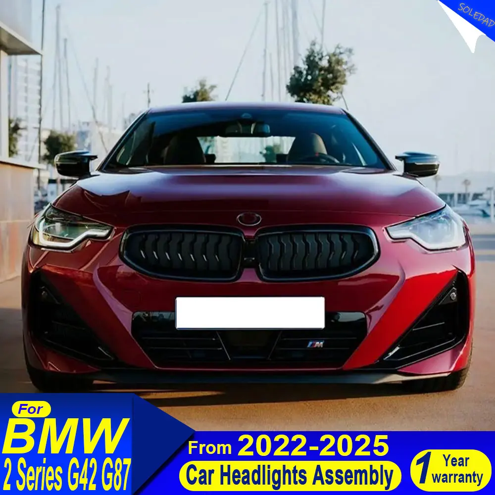 

Комплект фар для BMW 2 серии G42 G87 M2 2022-2025: Обновление до премиальных светодиодных фар с функцией Scoop