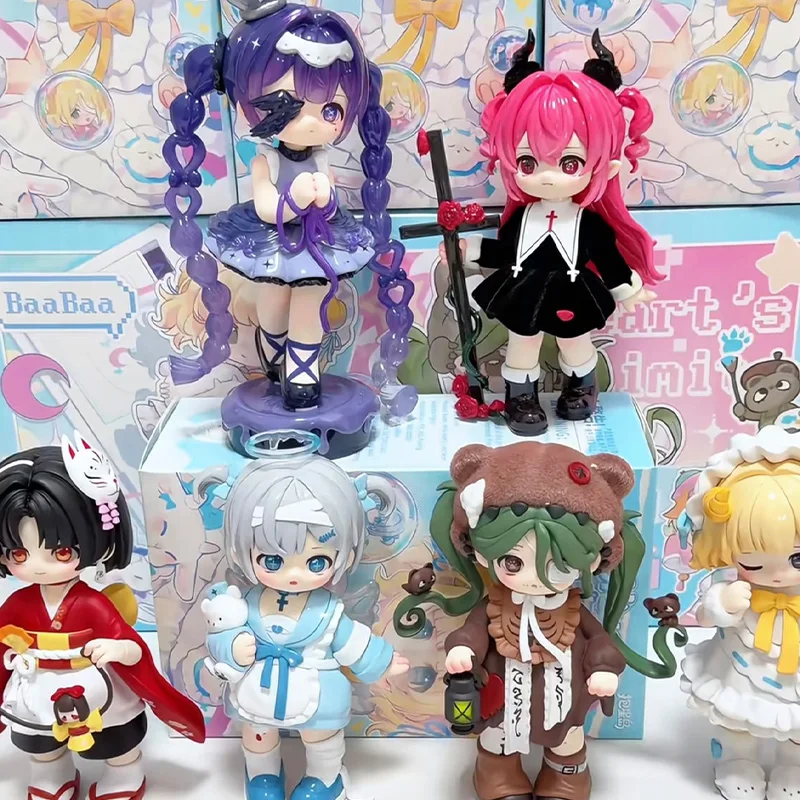 

Authentic Miya The Threshold Of The Heart Series Series Blind Box Collectible Cute Figure Desktop Ornament Trendy Birthday Gift