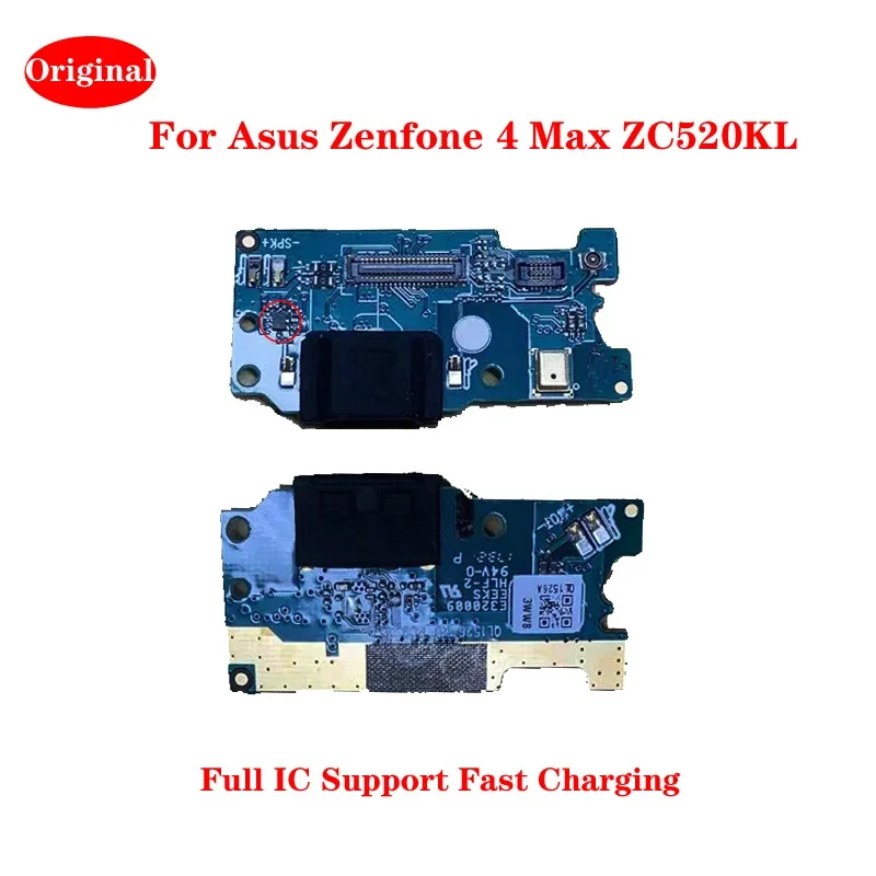 

For Asus ZenFone 4 Max zc520kl orignal USB charging port dock micphone module board connector flex cable replacement parts