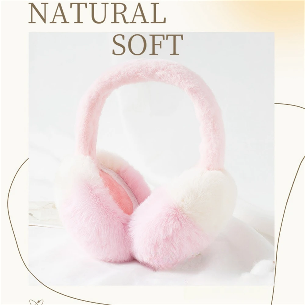 Unisex Winter Warm Plush Earmuffs Outdoor Foldable Thicken Ear Cover Women‘s Soft Cycling Earflap Accessories oorwarmers meisje