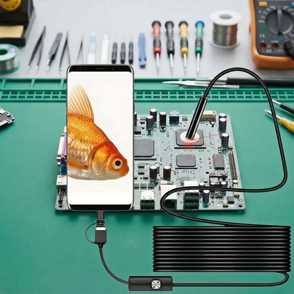 camera-endoscopica-usb-3-em-1-boroscopio-flexivel-a-prova-d'Agua-ip67-com-6-luzes-led-para-inspecao-de-carros-android-pc