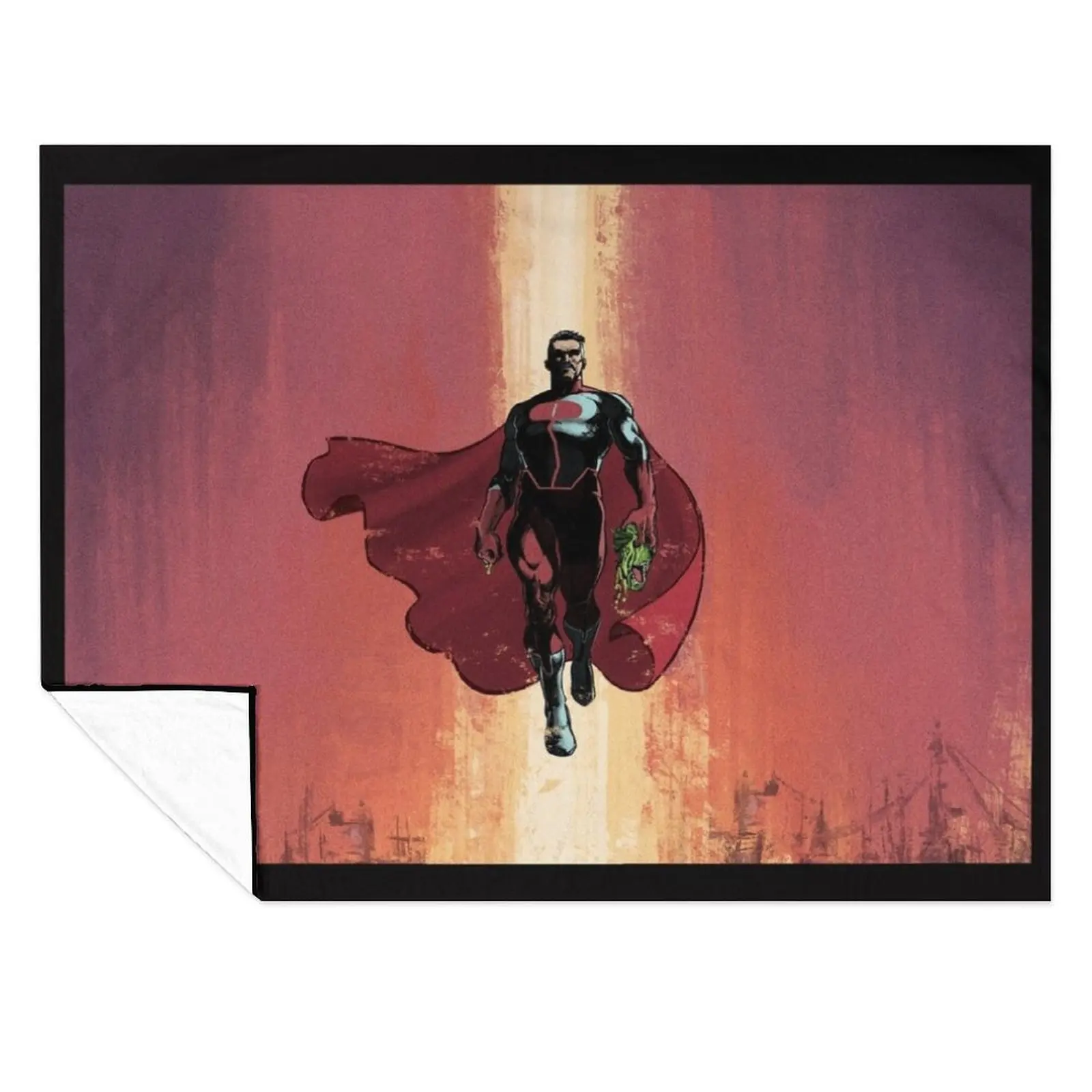 

omni man Throw Blanket Vintage Winter beds christmas decoration Blankets