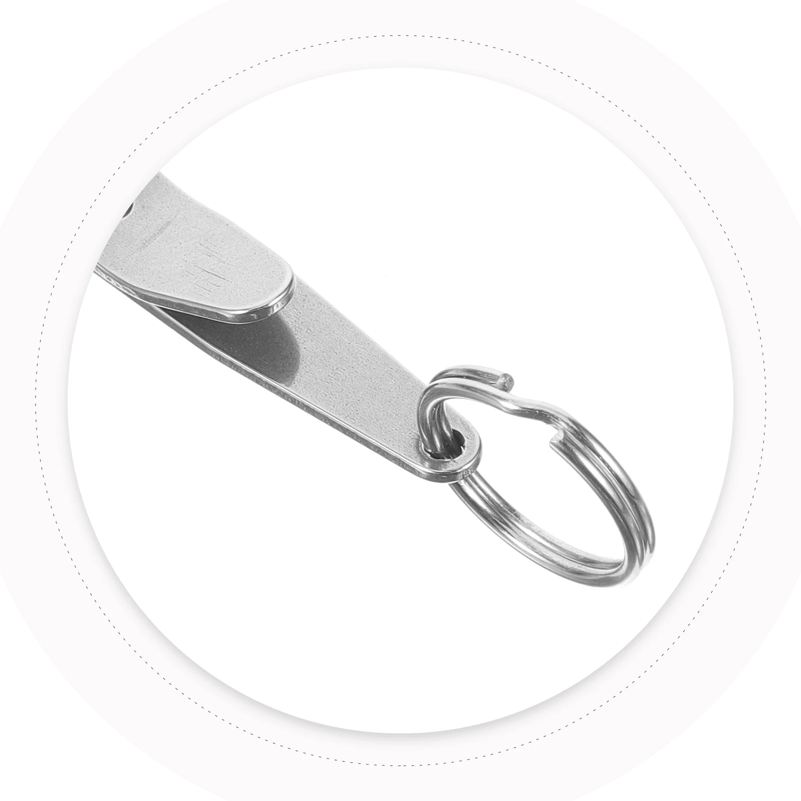 

Stainless Steel Flashlight Clip Durable Outdoor Pocket Holder For Camping Hiking Mountaineering Multi-Use Portable Lighting