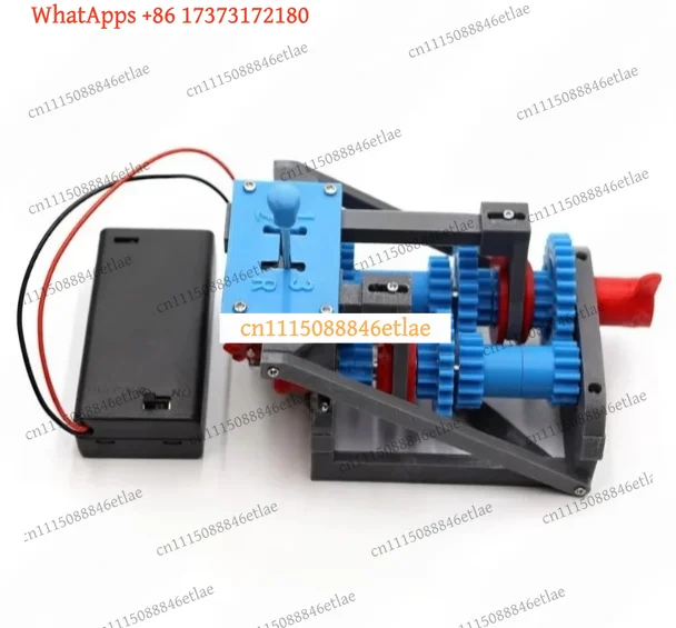 k3 3D Printed Manual Transmission Model – 4-Gear Car Gearbox with Forward/Reverse Simulation Ornament