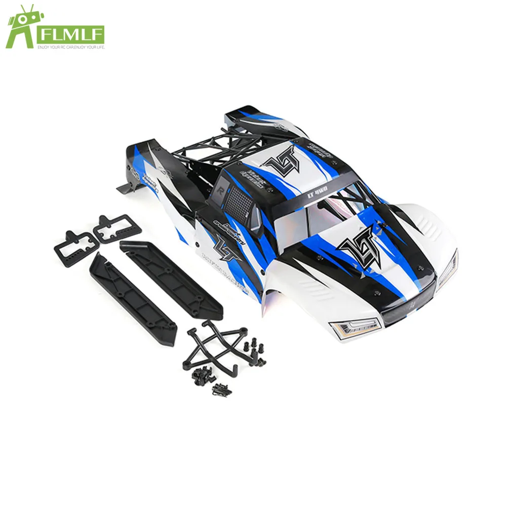 FLMLF Rc Car Shell Body and Roll Cage Set for 1/5 Hpi Rofun Baha King Motor Rovan Baja 5T 5SC Modification and Upgrade LT Parts