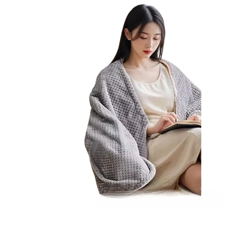 

Electric Warm Blanket Blanket Single Small Leg Cover Quilt Heated Knee Blanket Office Leg Warm