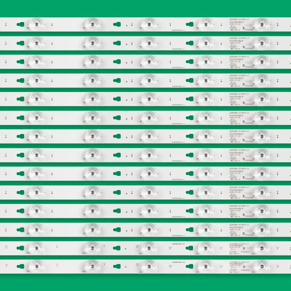 LED bande de Rétro-Éclairage Pour Haier 55 "TV LS55AL88A72 D5551A LED55D8B LED55D8A-ZC14DFG-01 LED55D8B-ZC14DFG-01 30355008220/21 LU55H31