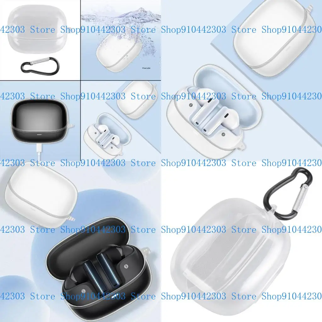 L4MD Earphone Stoßdämpfer hauthautfreundlicher Abdeckung für Basis-Bowie M2S Waschablen-Shell Protector Nonslip Sleeve