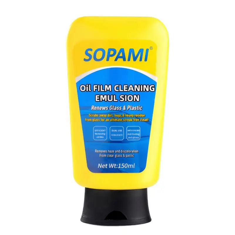 SOPAMI Car Oil Film Cleaning Lotion Anti Fog Agent Front Windshield Cleaner Car Glass Cleaning