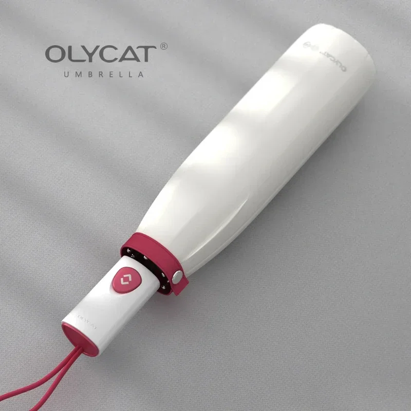 OLYCAT Women Sun Umbrella Automatic, Summer UV Protection Folding Umbrella Windproof, Sunshade Parasol Umbrella