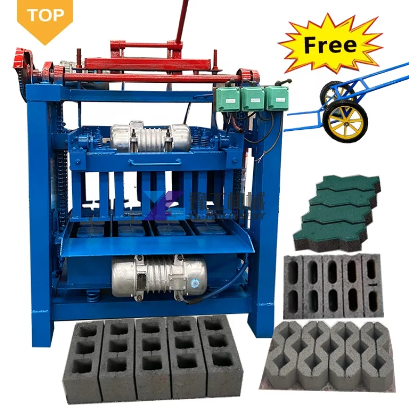 Low Price Paver Moulding Molds Hollow Cement Concrete Block Brick Making Machine