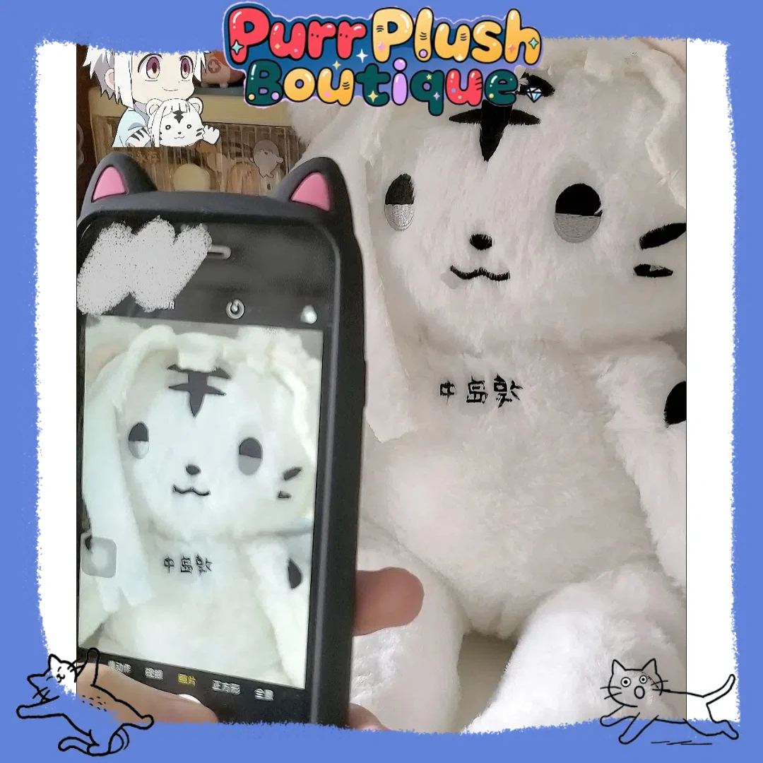 

Bungo Stray Dogs Nakajima Atsushi 40cm Cotton Pillow Cosplay Anime Soft Maumet Kawaii Mascot Originality Christmas Gifts Xmas