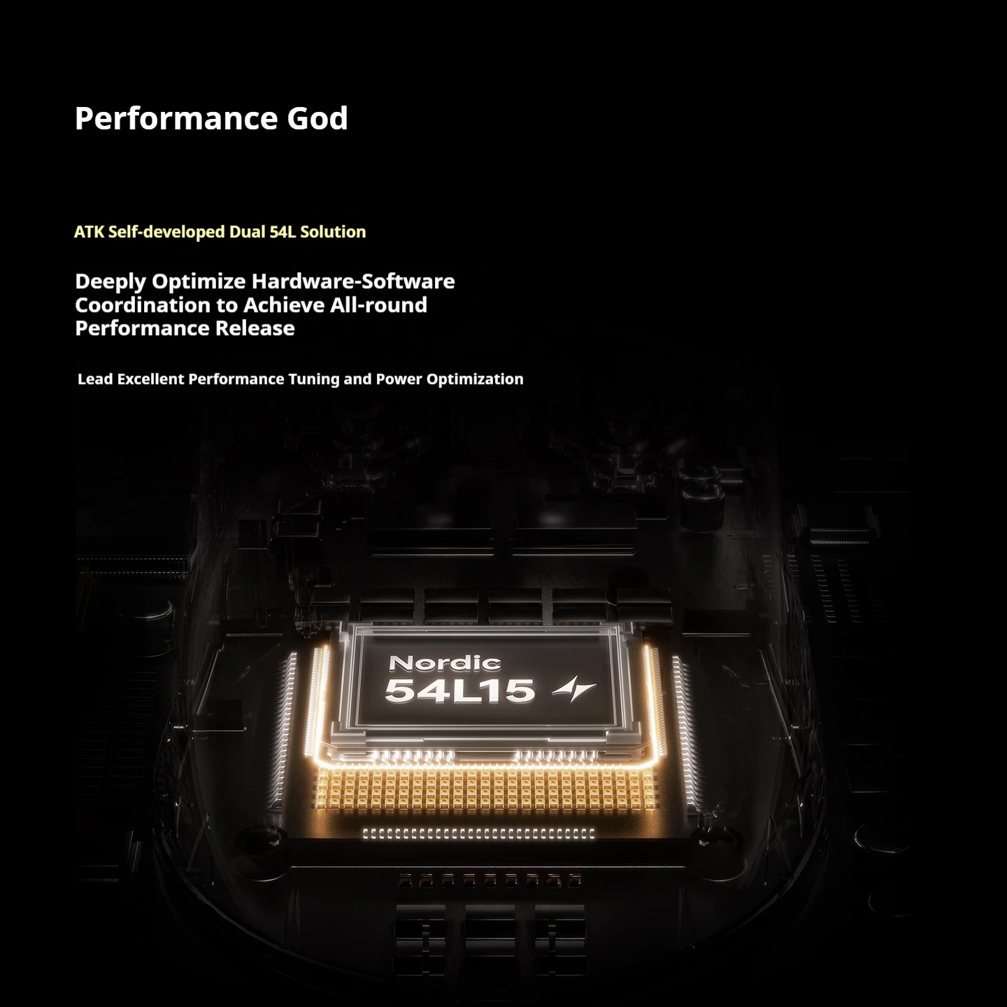 ATK A9 Ultimate Mouse Tri Mode A9ultra Max Paw3950ultra Mouse da gioco wireless 53g Leggero Nuovo rivestimento nano Mouse Hub3.0