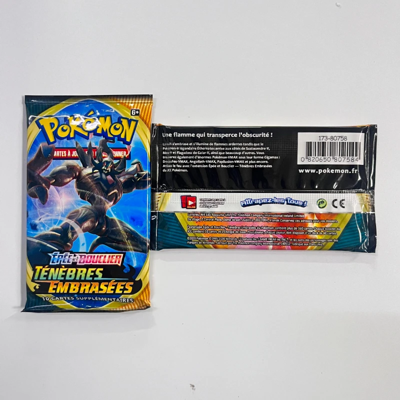 40 шт. французская карта покемонов SCARLET VIOLET 151 блестящие звезды темноты аблаз Покемон бустер боевая транзакционная карта детский подарок