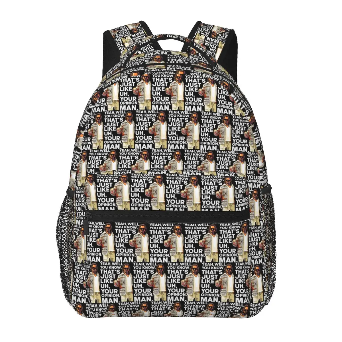 

The Big Lebowski Vintage Student Backpack School Bag Hiking Travel Daypack for Boys Girls Fashion Bookbag Shoulder Bags
