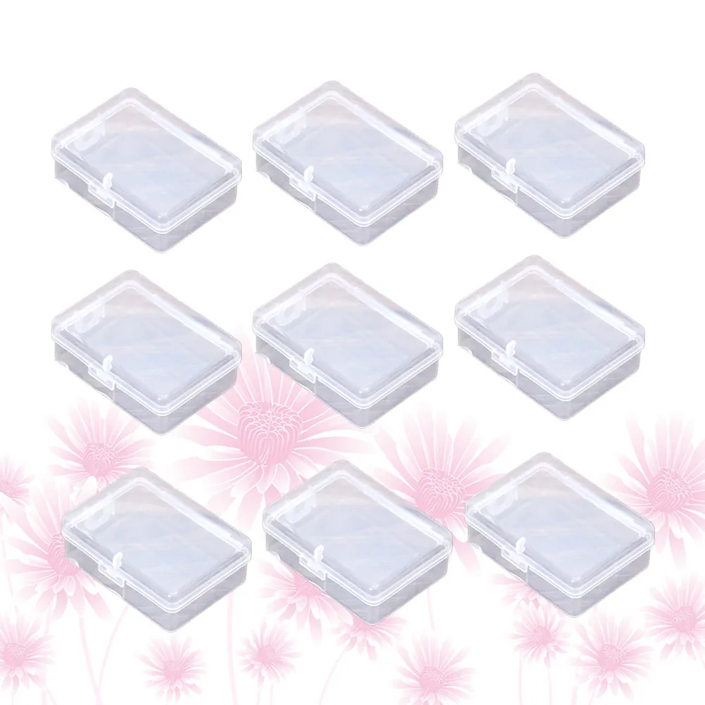 

20Pcs Moisture Proof Jewelry Storage Box Sealed Plastic Hanging Container Moth Proof Pills Organizer for Home Office