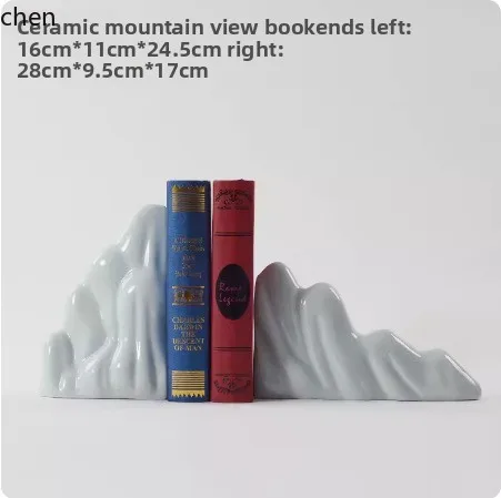 YFY  Ceramic Rockery Bookend Ornament Living Room Wine Cabinet Curio Shelf Soft Decoration