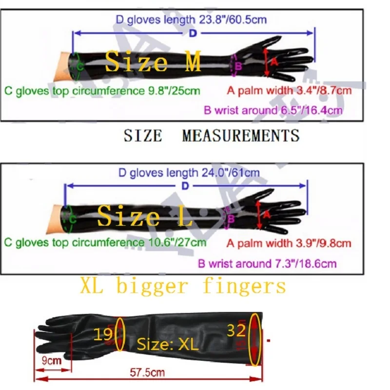 Men Latex Long Gloves Upper Arm Big Large Biceps Muscle Seamless 3D Mittens for cosplay