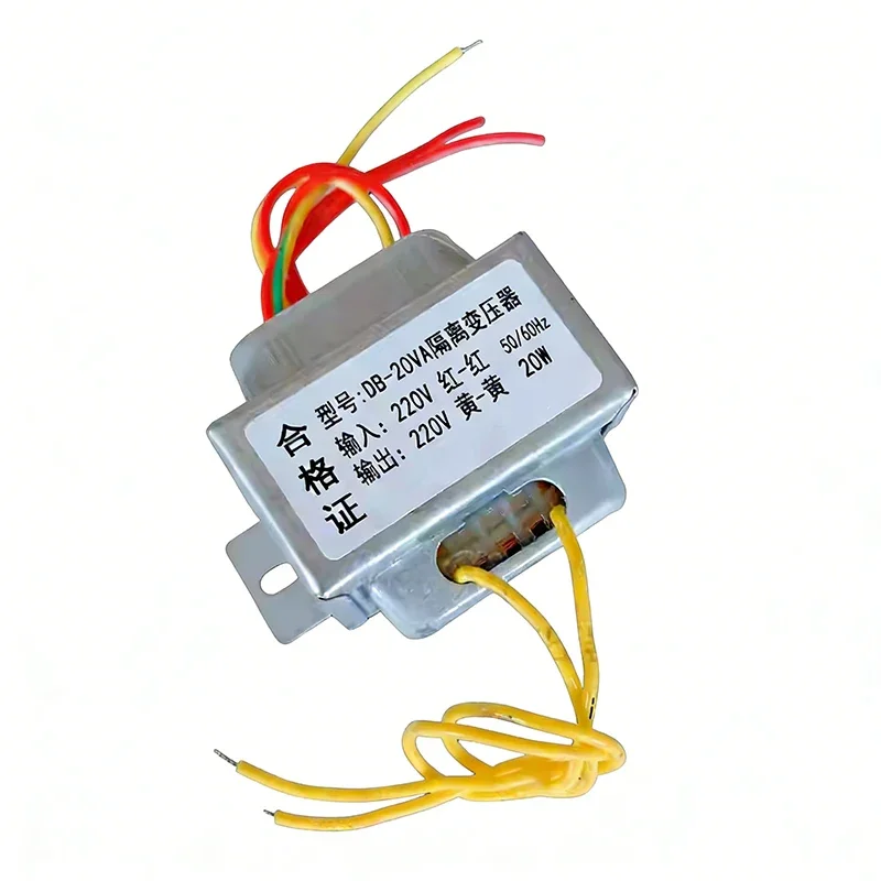1Pcs AC Power Transformer DB-20VA 20W 220V To 6V 9V 12V 15V 18V 24V 36V 50-60Hz Pure Copper Coil