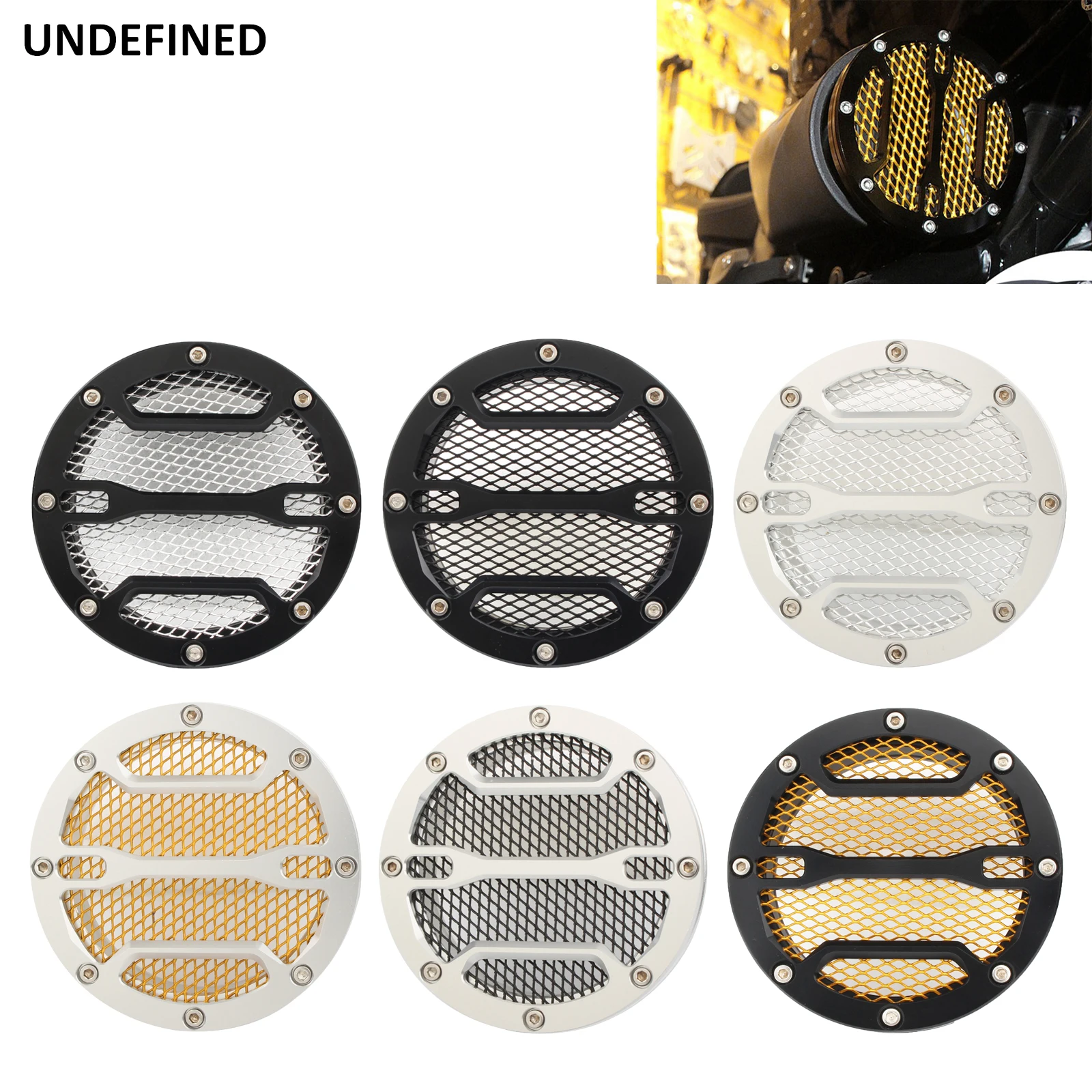 Motorcycle Air Intake Filter Cover For BMW R Nine T R9T 2014~2022 Black Gold Silvery Moto Accessories CNC Aluminium